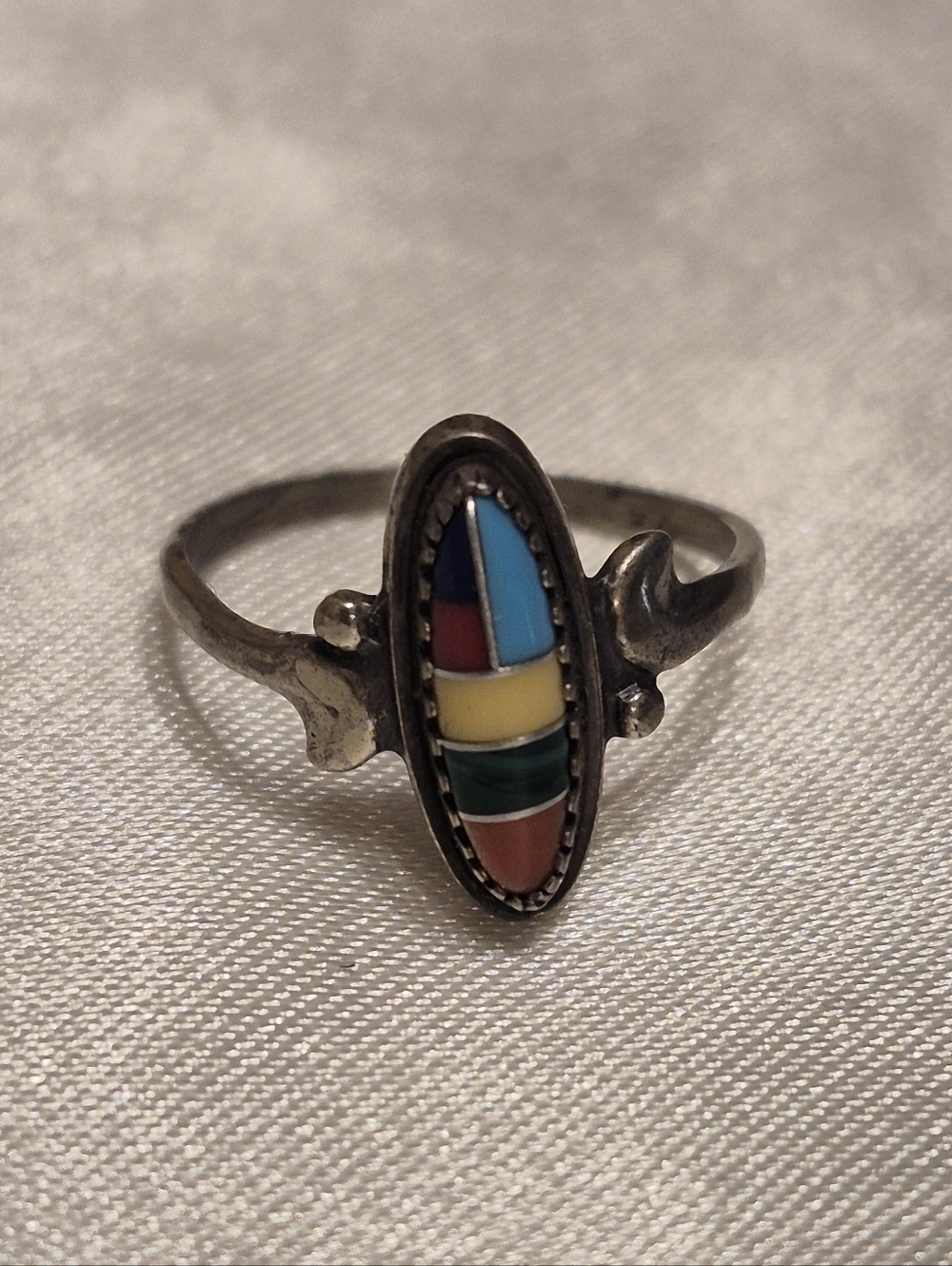 Sterling Silver Multistone Southwest Ring